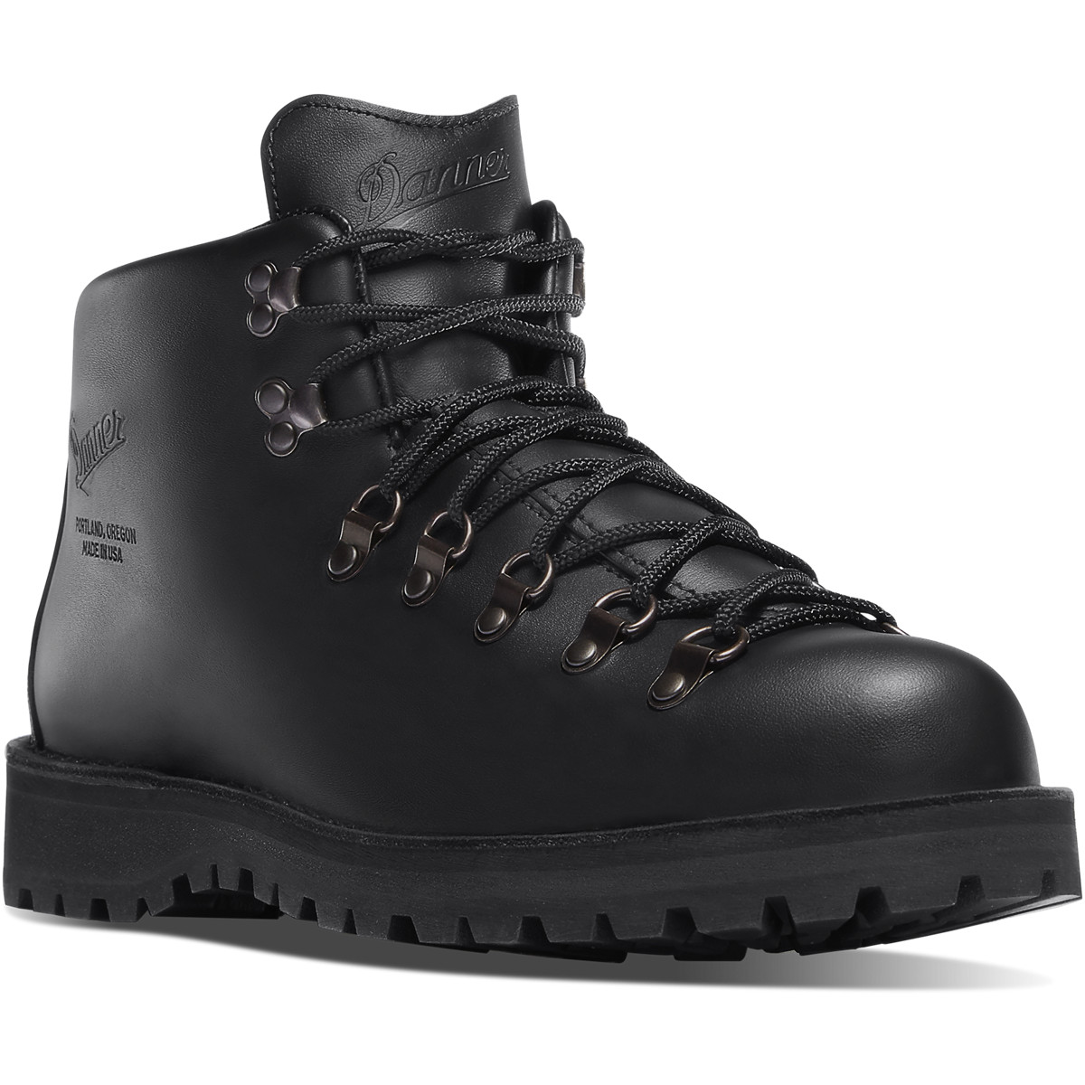 Danner Mountain Light Black Hiking Boots Mens - South Africa 15749DEKS